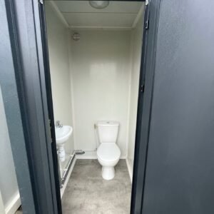 EINFACHES SANITÄRMODUL WC – FARBE GRAU